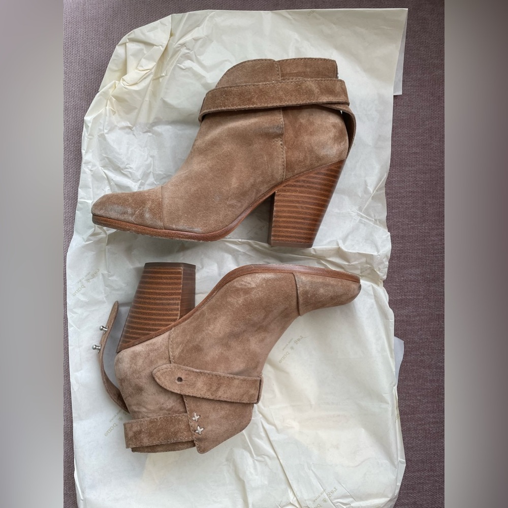 Rag & Bone Harrow Boot In Camel Suede - image 3